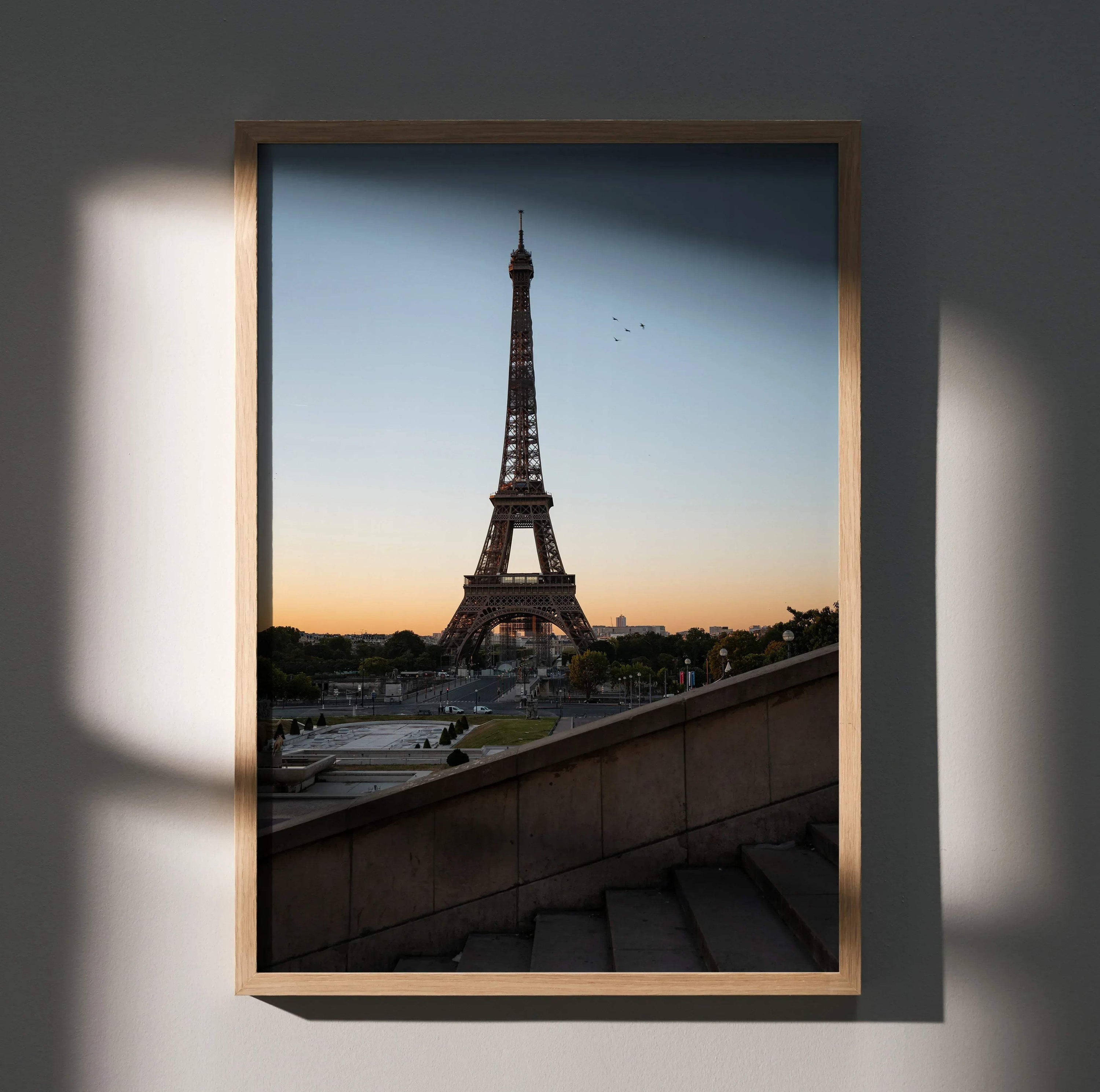 Captivating Eiffel Tower Poster Art for Wall Decor | Vertical - Throttle Designs