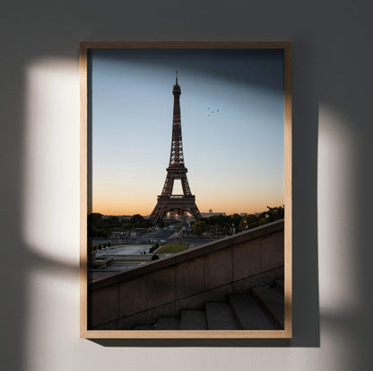 Captivating Eiffel Tower Poster Art for Wall Decor | Vertical - Throttle Designs