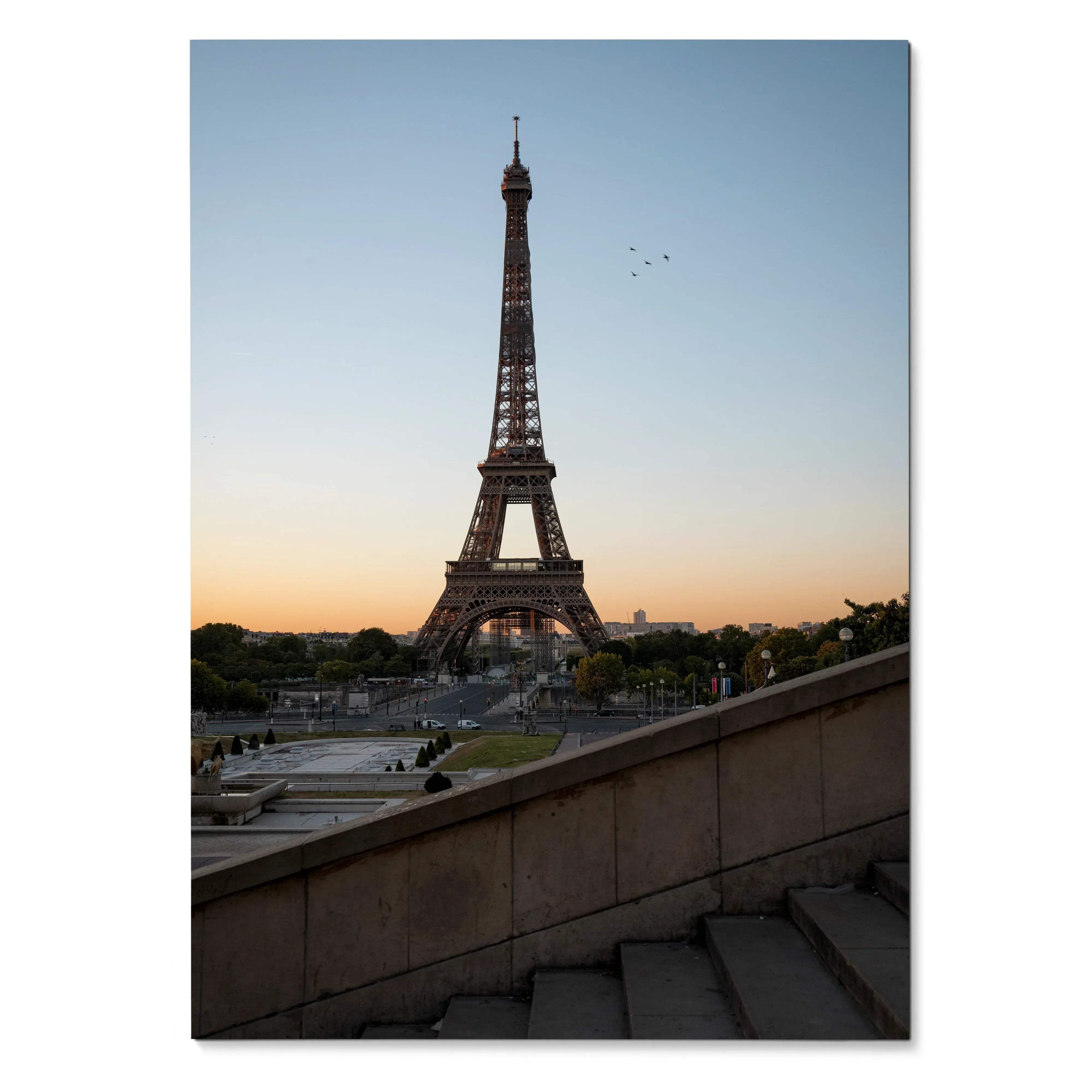 Captivating Eiffel Tower Poster Art for Wall Decor | Vertical - Throttle Designs