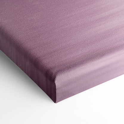 Purple canvas print with textured woven surface pink lightning storm soft purple sky and reflective water wall decor
