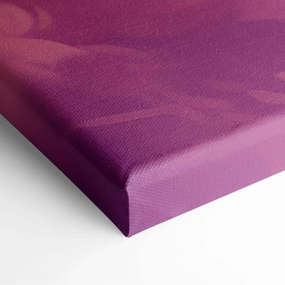 Purple abstract digital design on textured canvas, vibrant wall art with smooth edges.
