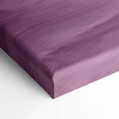 Purple abstract digital art on textured canvas with soft gradient and flowing shapes.