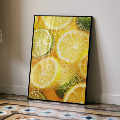 Vibrant Food Digital Art Poster for Wall Decor | Vertical - Throttle Designs