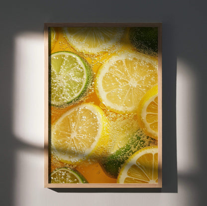 Vibrant Food Digital Art Poster for Wall Decor | Vertical - Throttle Designs