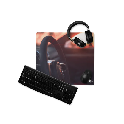 Porsche Steering Wheel Gaming Mouse Pad #001