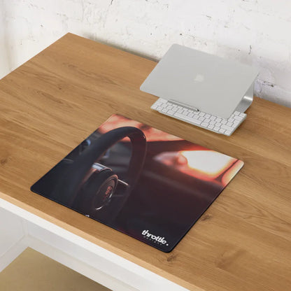 Porsche Steering Wheel Gaming Mouse Pad #001