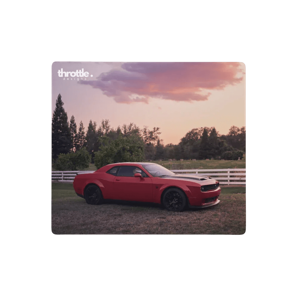 Dodge Challenger Hellcat Gaming Mouse Pad #001