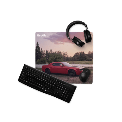 Dodge Challenger Hellcat Gaming Mouse Pad #001