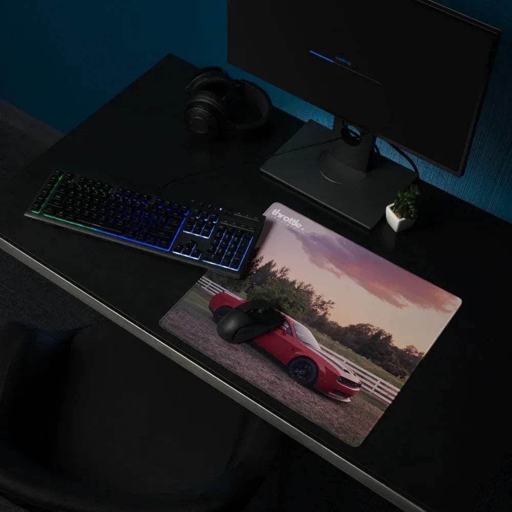 Dodge Challenger Hellcat Gaming Mouse Pad #001