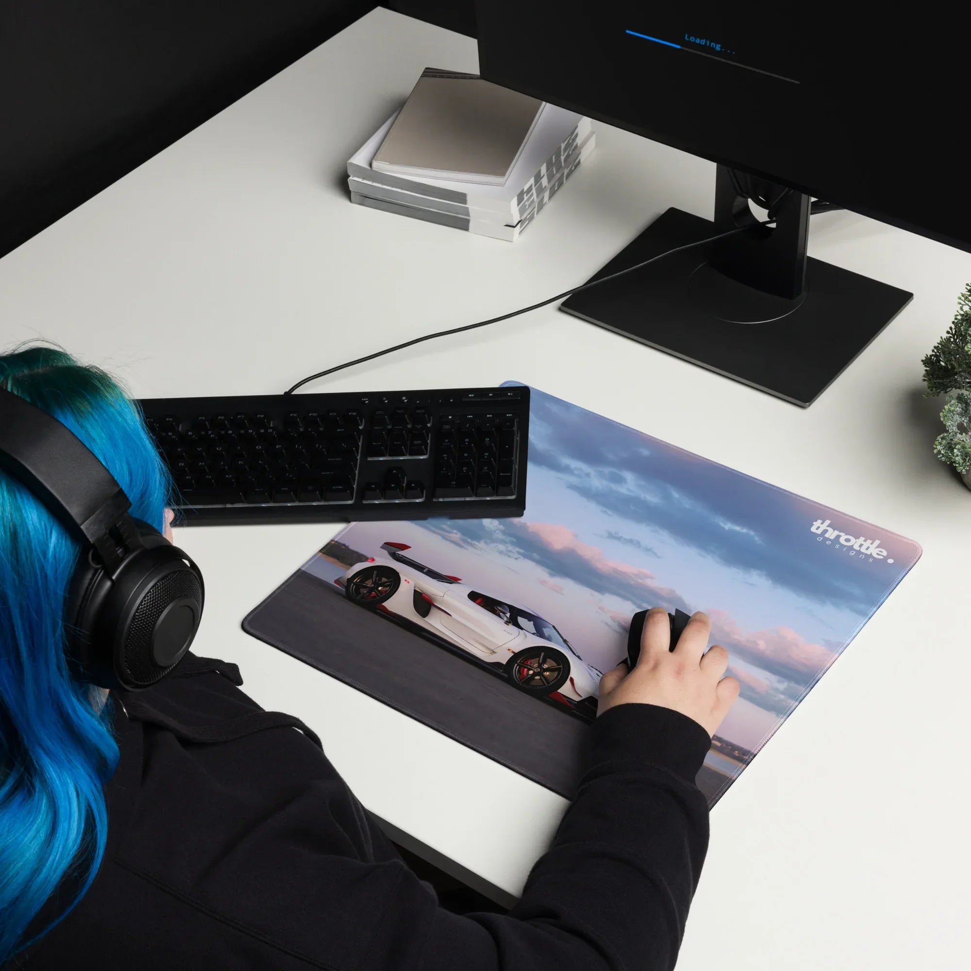 Koenigsegg Jesko Gaming Mouse Pad #007 - Large and XL / Extended