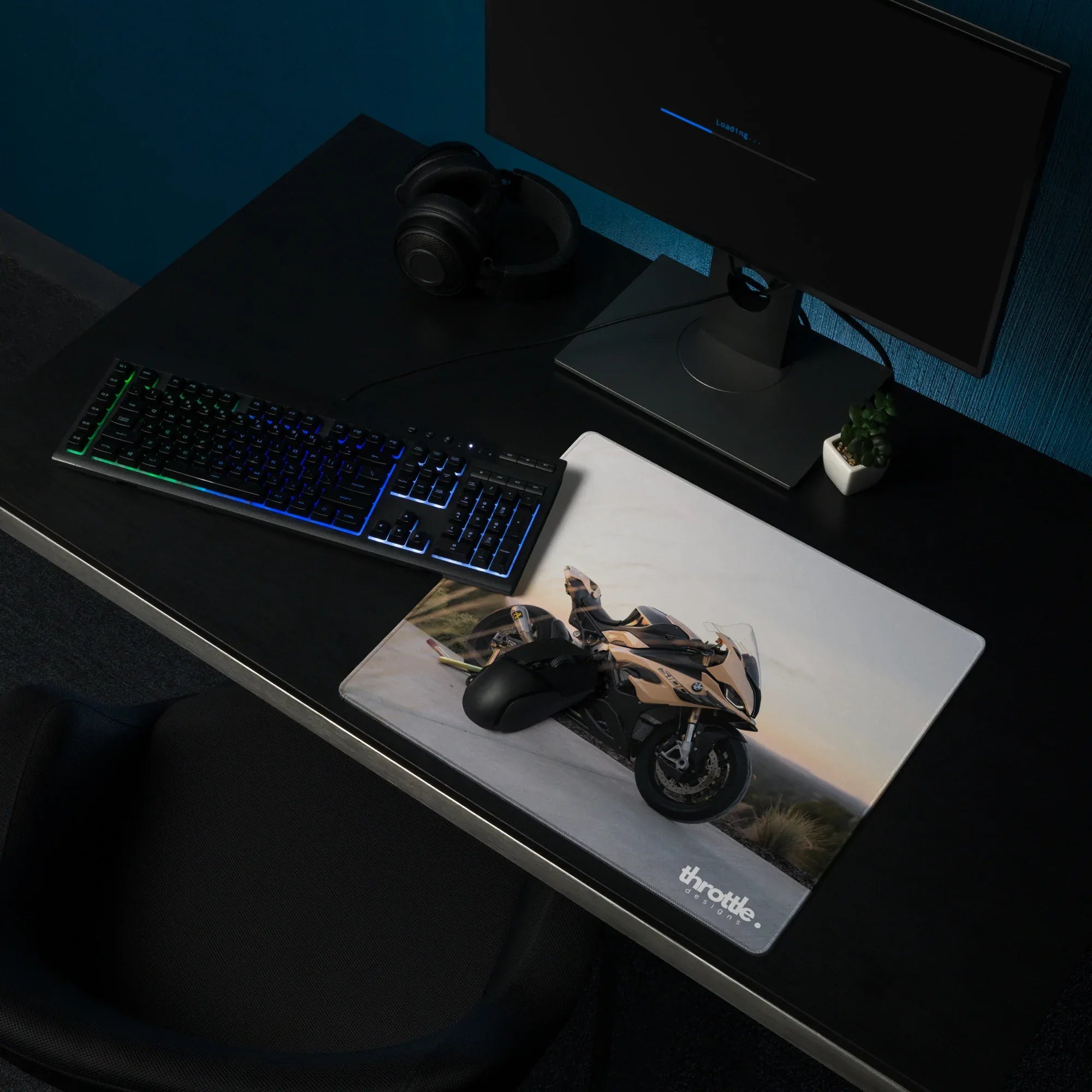 BMW Inspired S1000RR Gaming Mouse Pad #059 - Large and XL / Extended