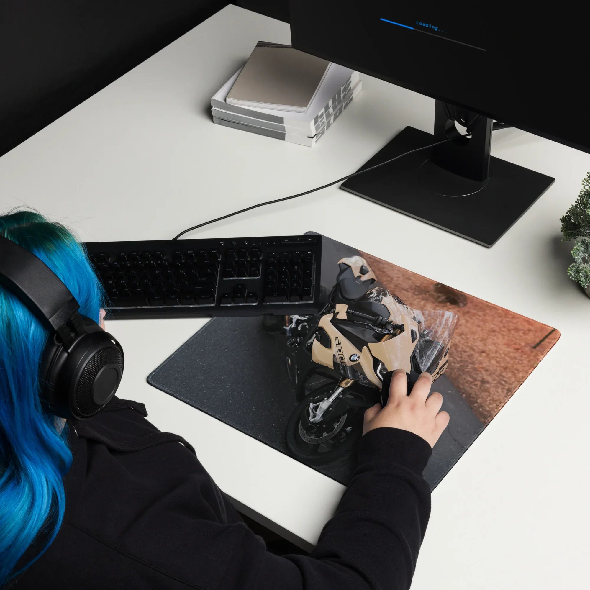 BMW Inspired S1000RR Gaming Mouse Pad #060 - Large and XL / Extended