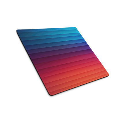 Professional gradient rainbow gaming mouse pad with large size and non-slip base