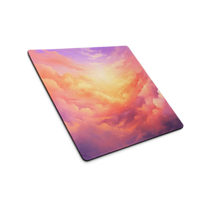 Dreamy Sunrise Cloudscape ultra large pastel sunset gaming mouse pad