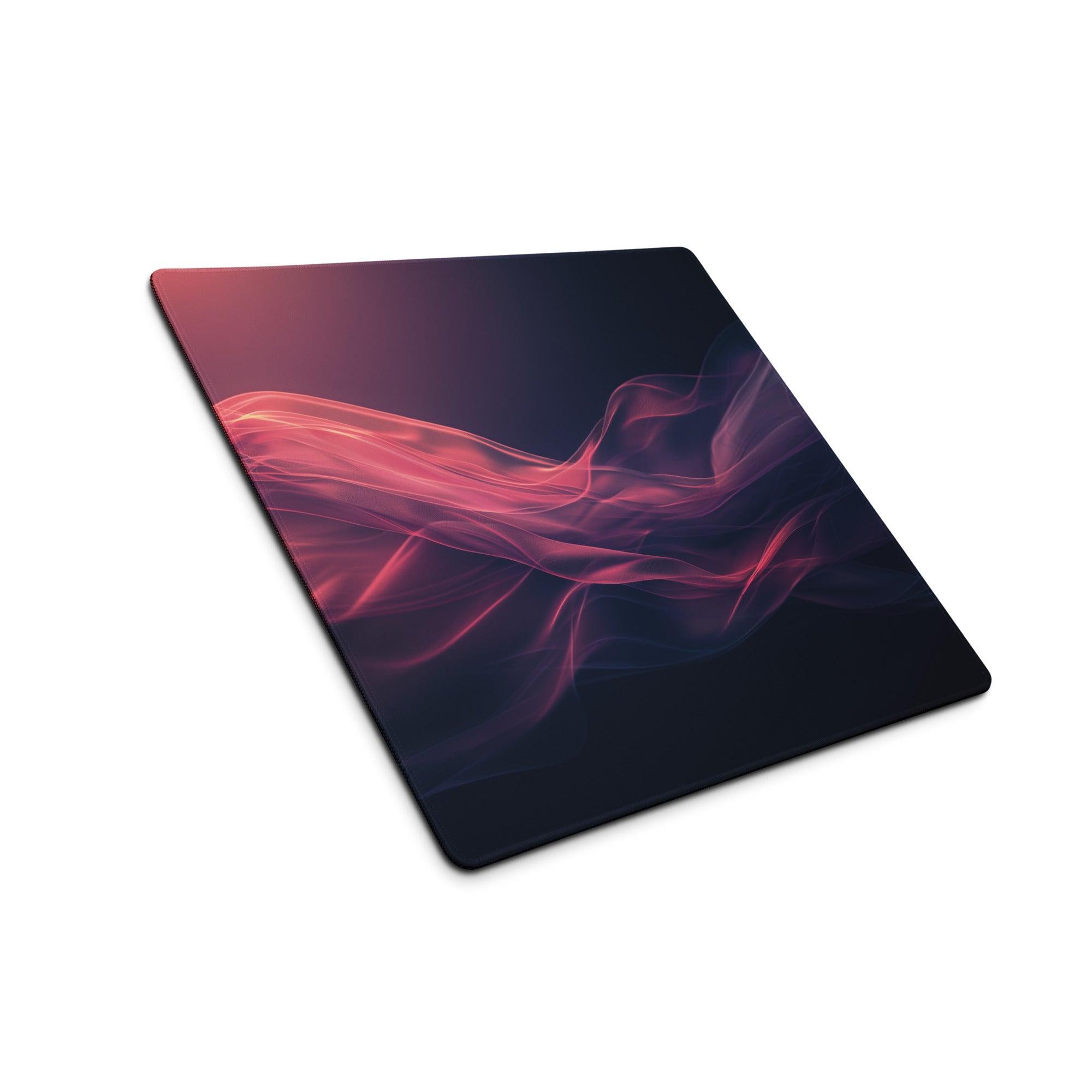 Premium large non-slip Nebula pink purple wave gaming mouse pad
