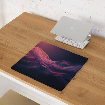 Premium large non-slip Nebula pink purple wave gaming mouse pad