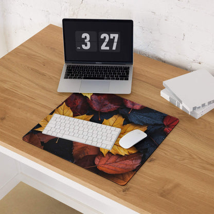Vibrant autumn leaves ultra thick non-slip extra large gaming mouse pad