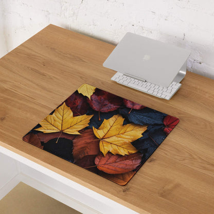 Vibrant autumn leaves ultra thick non-slip extra large gaming mouse pad