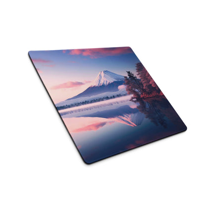 Dreamy Mount Fuji pink sunset ultra large non-slip gaming mouse pad