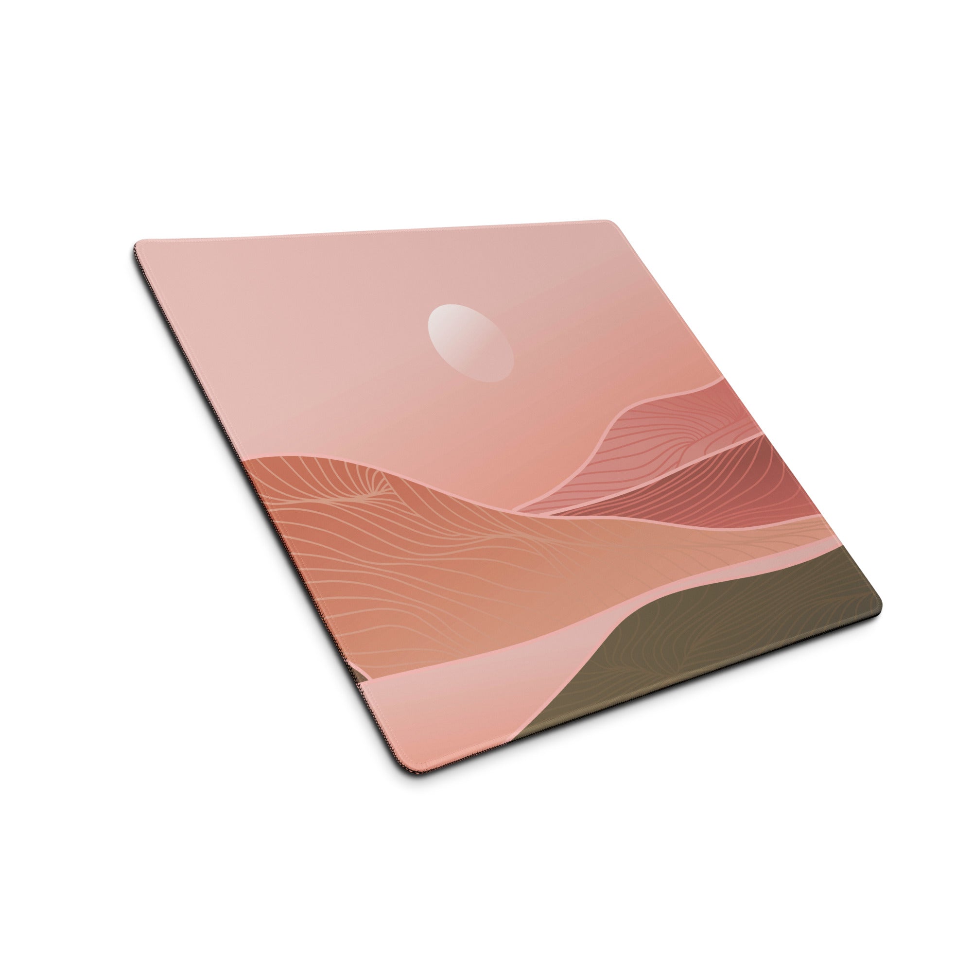 Boho Pink Gradient Mouse Pad - Mouse Pad Pink Gradient Home Office Boho Soft Moody Boho Chic Large Desk Mat Non Slip