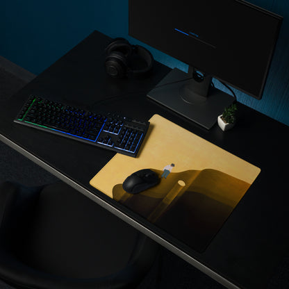 Mouse Pad Yellow Gradient Home Office Contemporary Desk Mood Modern Decor Art Print