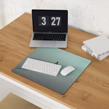 Pastel Blue Mint Green Contemporary Gaming Mouse Pad For Desk Large 36x18 Or 18x16 Minimalist Modern Art