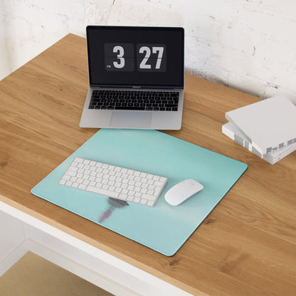 Teal Ocean Gradient Mouse Pad For Modern Home Office Desk Contemporary Minimalist Digital Art