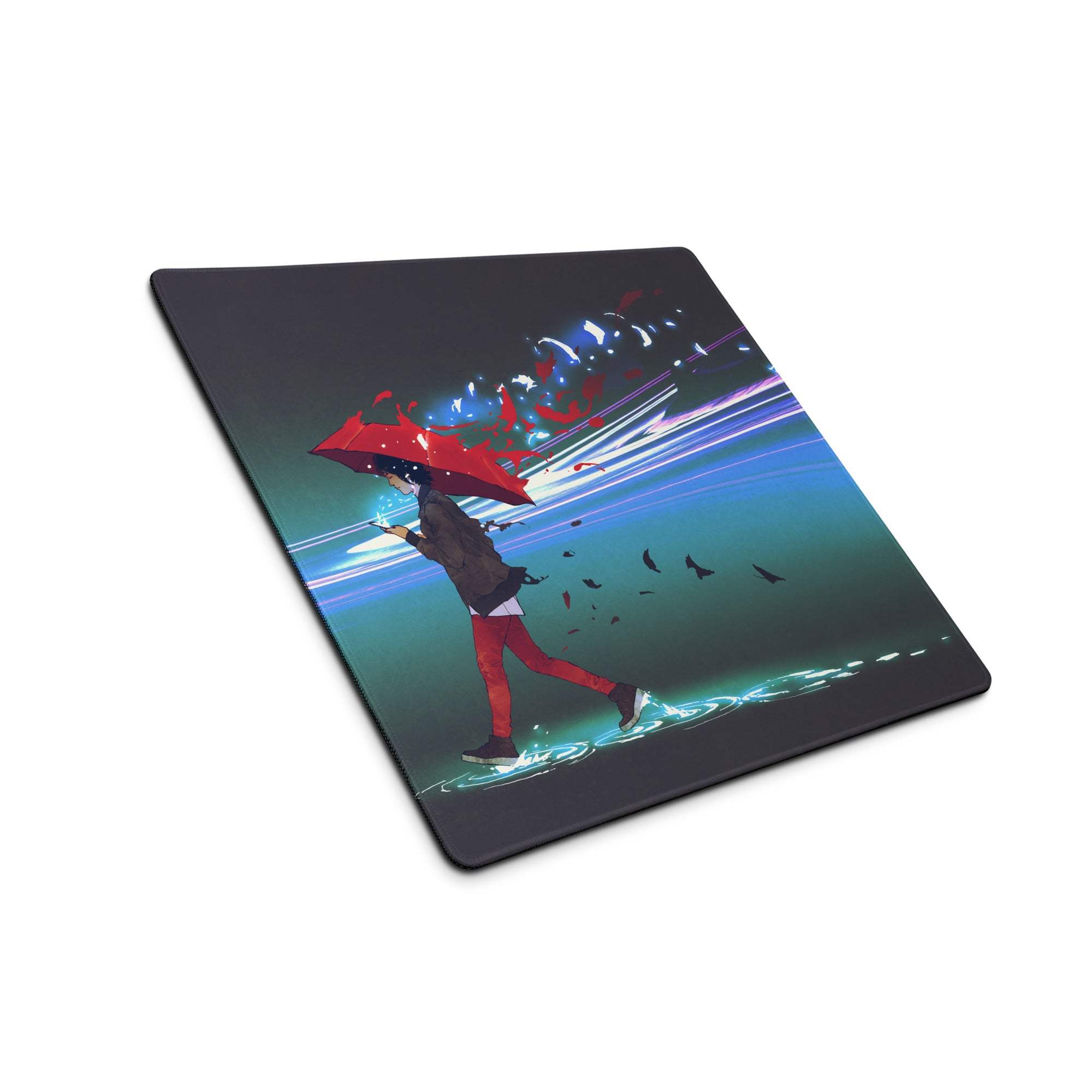 Contemporary Themed Mouse Pad Multicolor Artwork For Gaming Desk Modern Office Decor