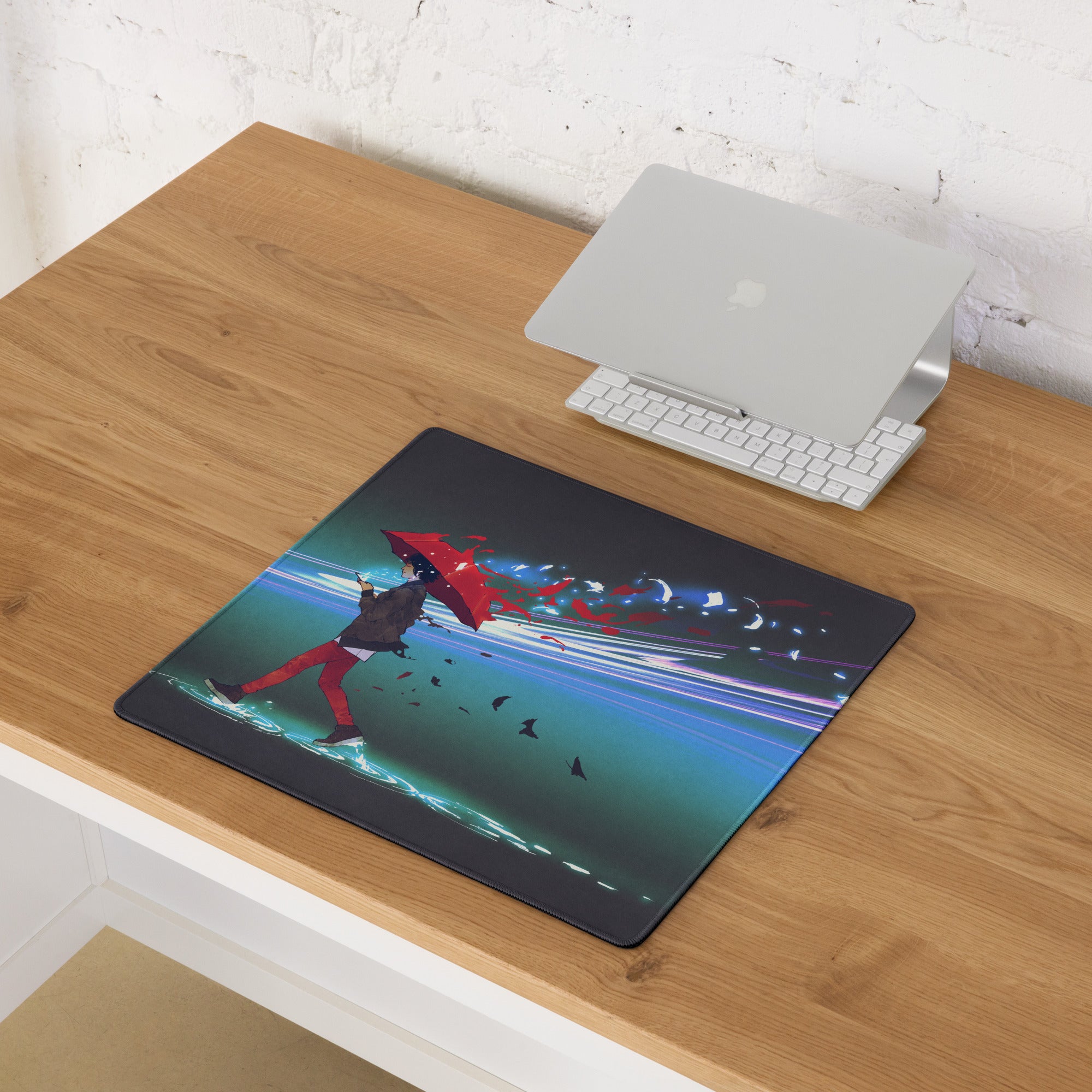 Contemporary Themed Mouse Pad Multicolor Artwork For Gaming Desk Modern Office Decor