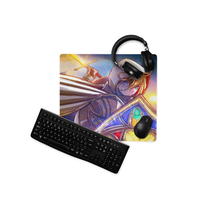 Gaming Mouse Pad Large Extended Desk Mat Anime Fantasy Digital Art In Blue Orange Purple For Gaming Setup