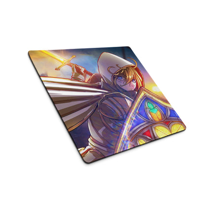 Gaming Mouse Pad Large Extended Desk Mat Anime Fantasy Digital Art In Blue Orange Purple For Gaming Setup