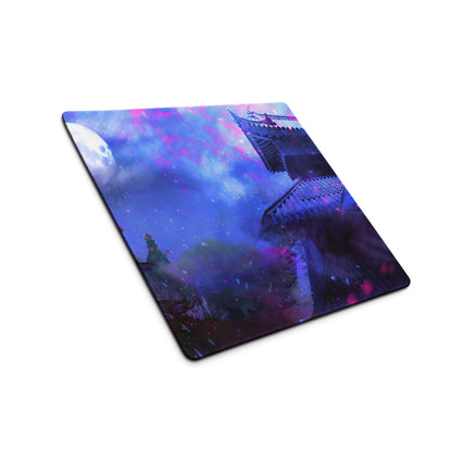 Gaming Mouse Pad Purple Blue Neon For Gaming Desk Large Non Slip Surface Digital Art Fantasy Cosmos