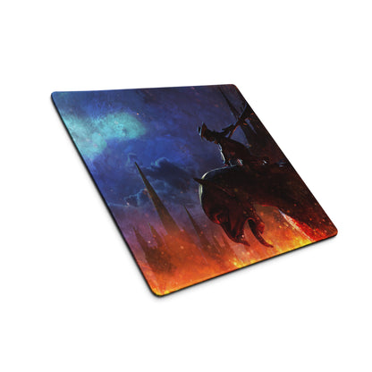 Gaming Mouse Pad Blue Orange Night Sky Scene For Gaming Desk Modern Fantasy Art Decor Non Slip