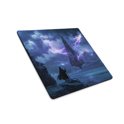 Gaming Mouse Pad Blue Purple For Gaming Desk Setup In Dark Fantasy Art Moody Esports Decor For Desk Gaming Digital Art