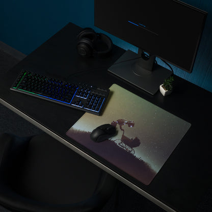 Space Gradient Galaxy Gaming Mouse Pad For Desk Setup Starry Night Sci-Fi Art Digital Illustration