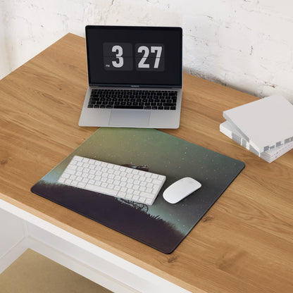 Space Gradient Galaxy Gaming Mouse Pad For Desk Setup Starry Night Sci-Fi Art Digital Illustration