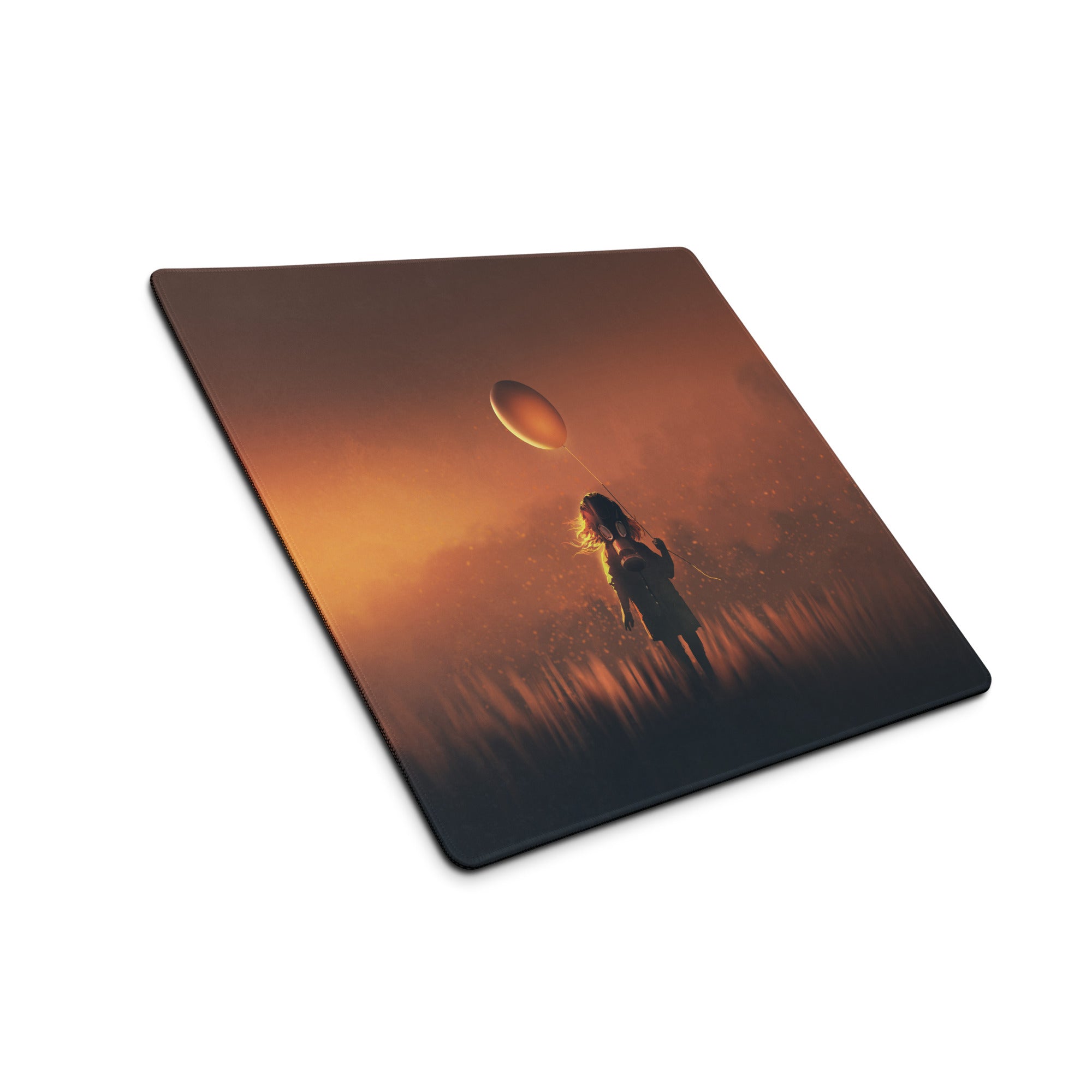 Gaming Mouse Pad Orange Sunset Copper Gradient Style For Desk Setup Esports Mood