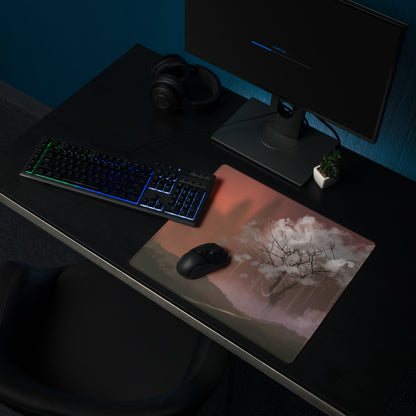 Gamer Mouse Pad Red Orange Sky Large Desk Mat For Gaming Setup Landscape Photography