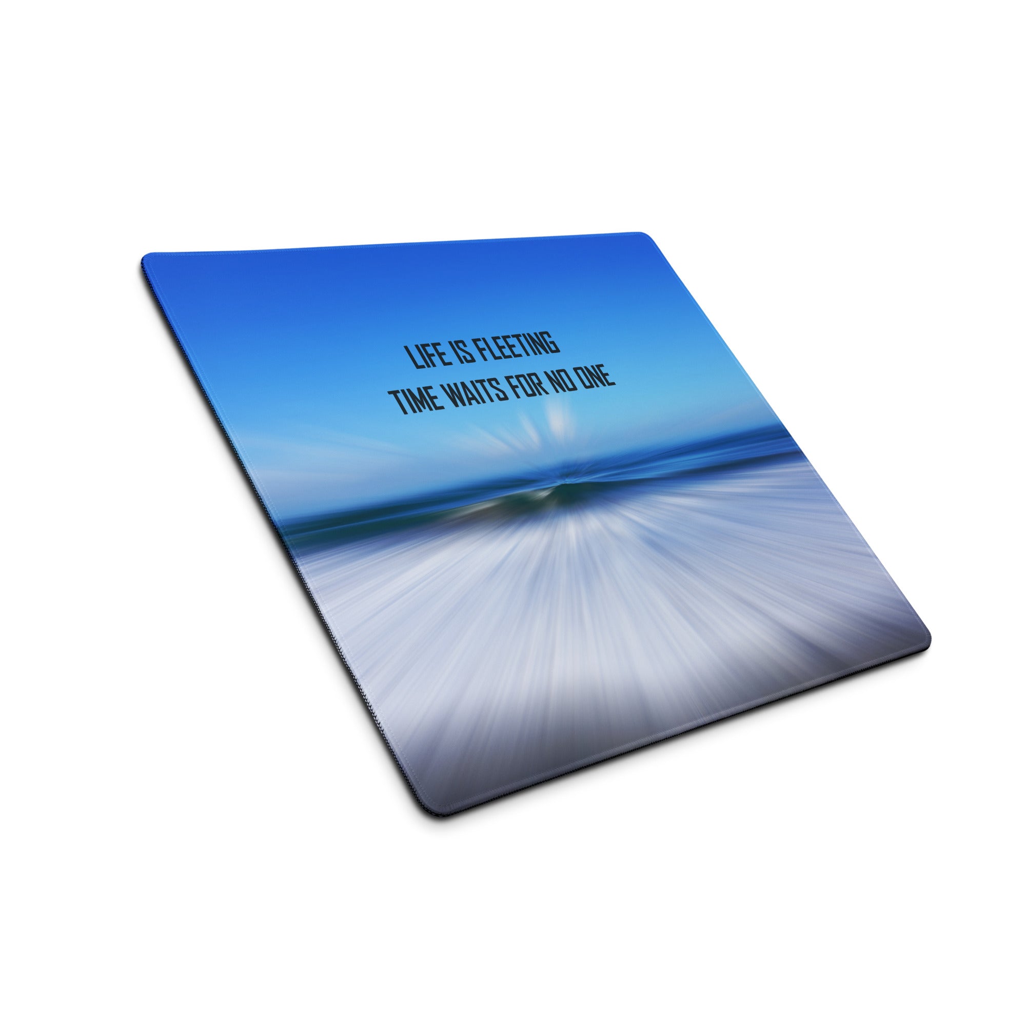 Motivational Mouse Pad Blue Gradient Desk Office Modern Bold Typography Inspiring Contemporary Home Office Digital Print
