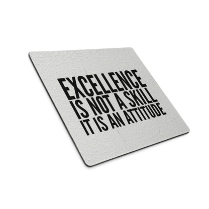 Black On White Motivational Mouse Pad For Desk Office Setup Minimal Typography Art Print On Fabric Non Slip
