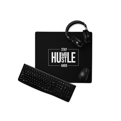Motivational Black White Mouse Pad For Gaming Desk Bold Typography Style For Inspiring Office Setup