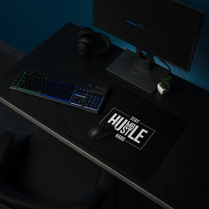 Motivational Black White Mouse Pad For Gaming Desk Bold Typography Style For Inspiring Office Setup
