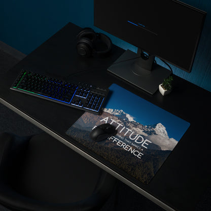 Blue Mountain Motivational Mouse Pad For Desk Large Non Slip Edge Stitching Office Decor Inspirational Quote Art