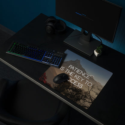 Motivational Landscape Mouse Pad Blue Sunset Tones For Inspiring Desk Setup Nature Photography Style