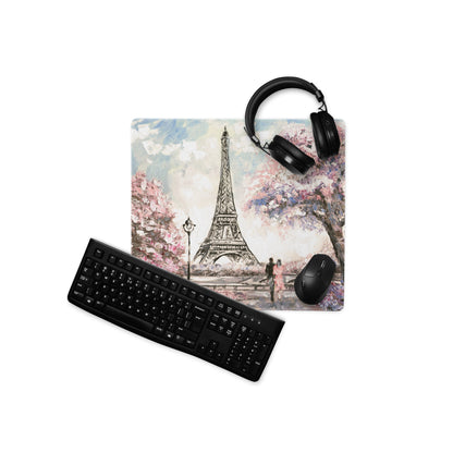 Pastel Paris Eiffel Pad - Eiffel Paris Pastel Pink Blue Desk Romantic Modern Decor Art