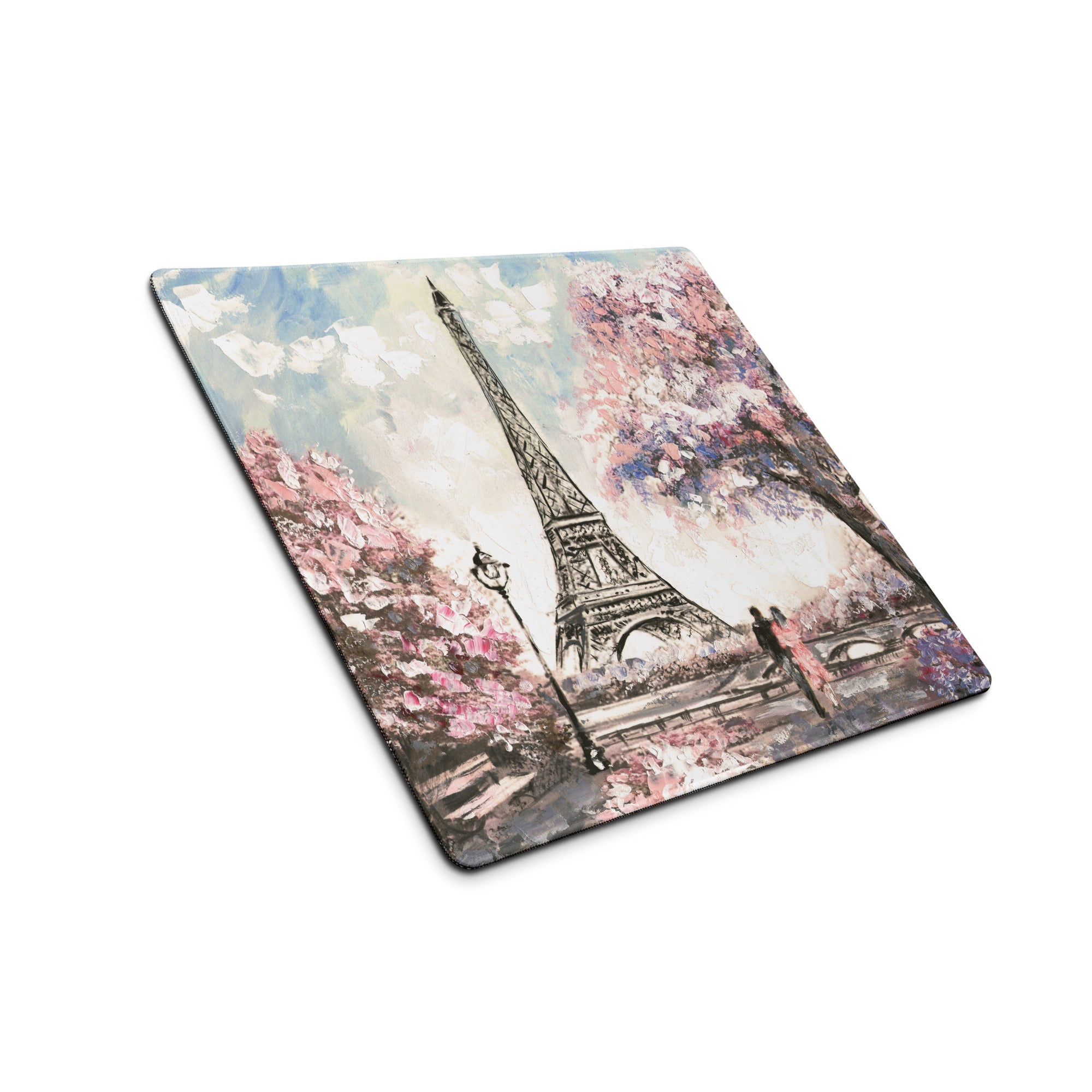 Pastel Paris Eiffel Pad - Eiffel Paris Pastel Pink Blue Desk Romantic Modern Decor Art