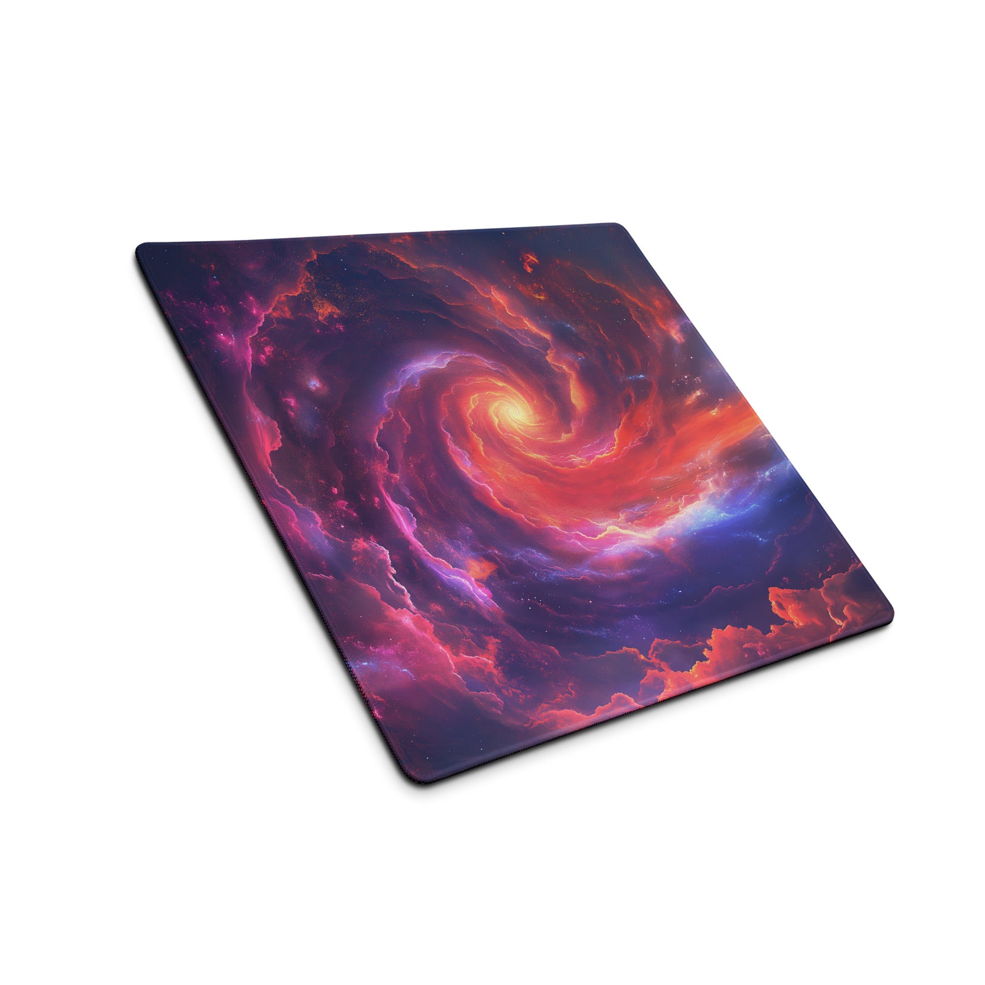 Cosmic Nebula Gaming Mouse Pad - Mouse Pad Purple Pink Blue Desk Nebula - Epic Mood Futuristic Desk Mat Digital Print
