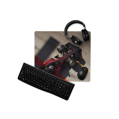 Red Racing Car Mouse Pad - Racing Car Red Mouse Pad Gaming Desk Dynamic Mood Modern Tech Decor Esports Photo