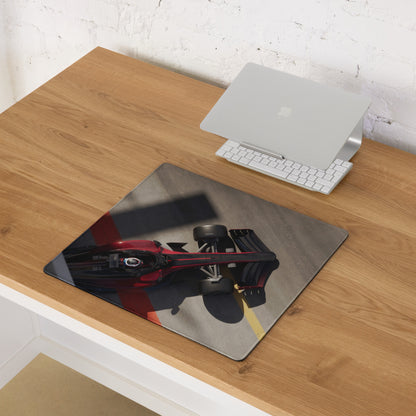 Red Racing Car Mouse Pad - Racing Car Red Mouse Pad Gaming Desk Dynamic Mood Modern Tech Decor Esports Photo