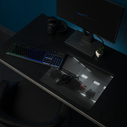 Elite Large Gaming Mouse Pad - Gaming Mouse Pad Black Setup Modern Immersive Tech Minimalist Esports Non Slip Textile